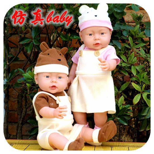 41cm housekeeping month sister-in-law training teaching aids kindergarten early education doll soft glue simulation doll toy premature baby baby