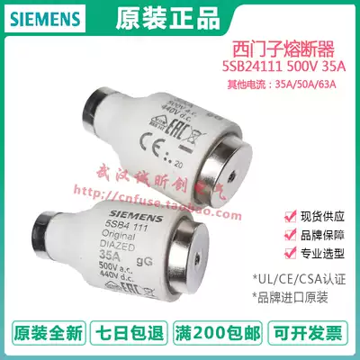 Germany siemens DIII fuse 5SB411 500v 35A fuse