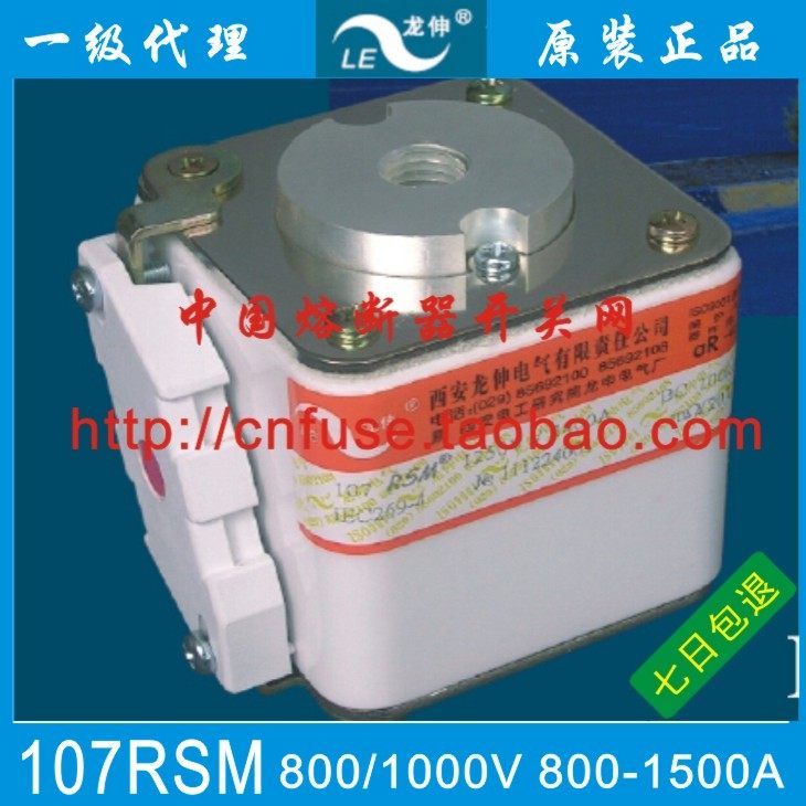 Shaanxi Long Shen Fast Fuse 107RSM 107F 800 1000V 800A 1000 1500A Fast Melt