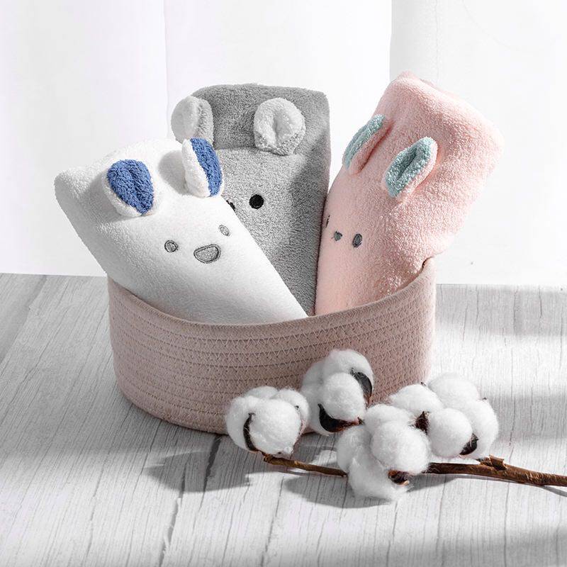 miniso name startups Coral Suede Soft Towels Cute Animal Styling Men And Women Wash Face Household Absorbent Towels