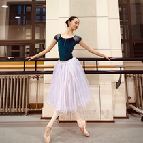 Zhongba Meilu Quartz ballet velvet lace short-sleeved body suit Aerial yoga suit high-end customization