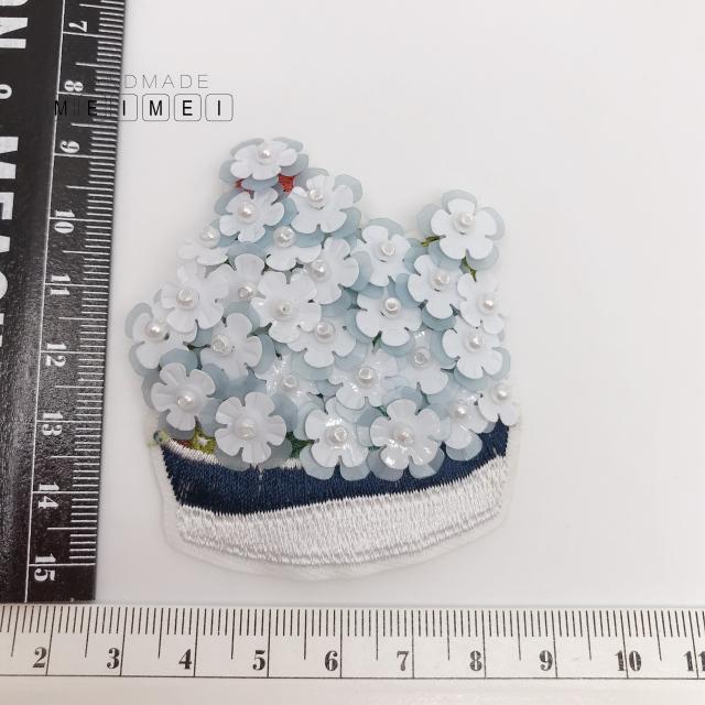 Quần áo ren Hàn Quốc phim hoạt hình tiara miếng dán đề can thời trang phụ kiện thêu sequin nhóm cổ phiếu 102 - Phụ kiện tóc kẹp tóc đẹp