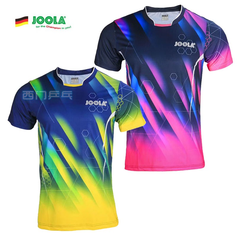 Ximen Ping Pong Rajula JOOLA Table Tennis Costume Aurora Men's and Women's Quick Drying Sweat Short Sleeve T-Shirt Competition Suit