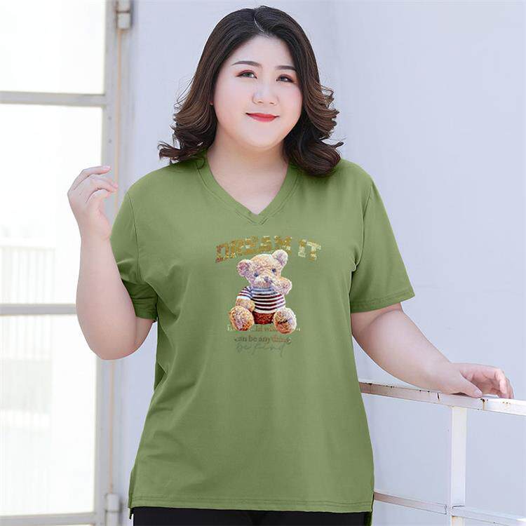 Летняя шелковая однотонная футболка, большой размер OTHER / Other 