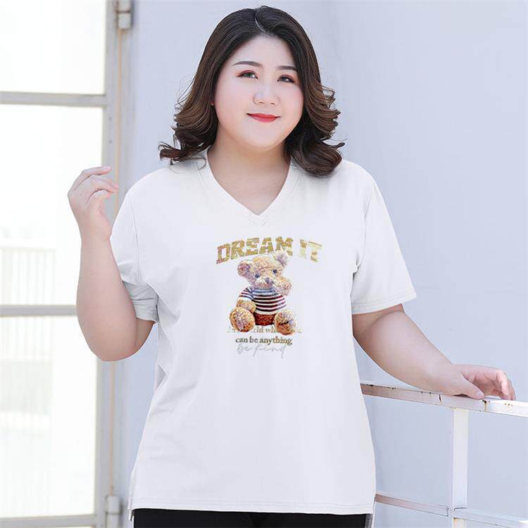 Летняя шелковая однотонная футболка, большой размер OTHER / Other 