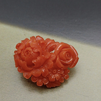 Hi brand 42903 (Ak peony rose flower brand) 4 25g Japanese sea gemstone pendant brooch loose stone