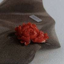 Xipai 61612 (peony flower) 1 68g Japanese sea gemstone pendant ring hand brand clavicle chain loose stone