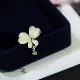 Hàn Quốc trang sức nhỏ đơn giản nhỏ cúc cúc ngón tay nhẫn hoa hồng mở vòng phụ nữ xu hướng phụ kiện mẫu nhẫn nam đẹp
