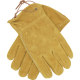 Savage bushcraft outdoor cowhide gloves retro yellow anti-scalding and fire-proof camping wear-resistant cycling gloves