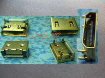 HDMI patch gold-plated HD Holder 19p patch HD transmission seat gold-plated high quality HDMI mother seat