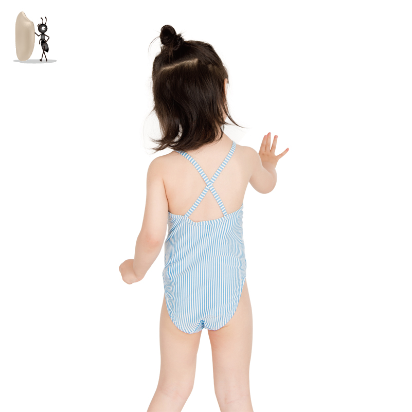 Ins ملابس السباحة الطفل Sago الحب الحشرات الصغيرة الفتيات ملابس الأطفال الإناث 1-3 سنوات من العمر الأطفال ملابس الطفل الإناث سنة واحدة من العمر