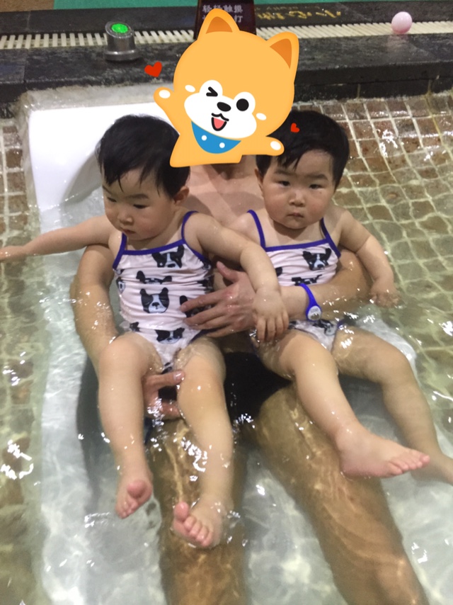 Ins bé áo tắm simi yêu chó con đồ bơi bé gái áo tắm một mảnh bé trai bơi thân quần bơi chị bộ đồ bơi nàng tiên cá