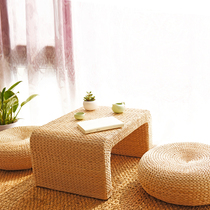 Tatami tea table Japanese tea table combination Balcony Bay window table Grass Rattan floor table Carpet Small Kang table Low table