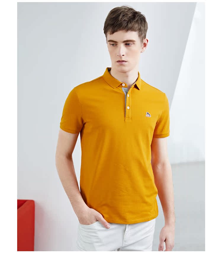 Áo thun nam tay lửng nam ngắn tay mùa hè 2018 mới shop bán áo thun nam có cổ