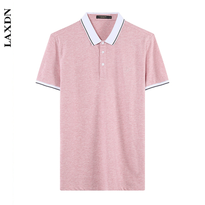 Lexton ngắn tay T-Shirt nam 2018 mùa xuân và mùa hè người đàn ông mới của thời trang màu rắn cotton ngắn tay polo áo sơ mi áo polo nam Polo