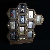 Suitable for zippo lighter collection box gift box display box storage box black walnut solid wood collection box storage