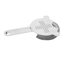 Stainless steel cross ice filter bar bartending filter household leakage filter cocktail ice separator tool