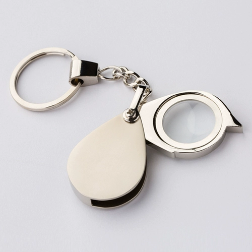 Портативная лупа, брелок, чтение для пожилых людей, креативная карта, увеличение в 10 раз