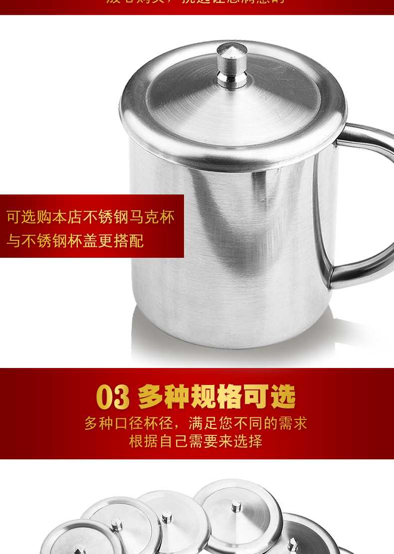 Inox cốc nắp đậy nắp chống rò rỉ cốc cốc nắp cốc cốc thủy tinh nắp tươi bát đa dạng tùy chọn - Tách bình đựng nước thủy tinh lock&lock
