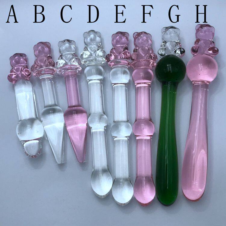 Bear Series Fairy Rod Spice glass Self-turbation Taste Instrumental Vestibular Massage Labead Anal Seder Adult