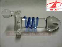 0225 anal plug for men and women anal masturbation equipment glass rod Crystal posterior court External anal device sex toys