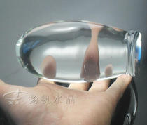 0736 Crystal phallus female posterior anal plug comfort glass fairy stick out anal plug sex toys