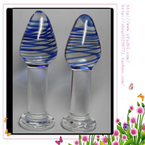 Transparent glass crystal phallic ice stick female appliance masturbator sex toys adult 0481