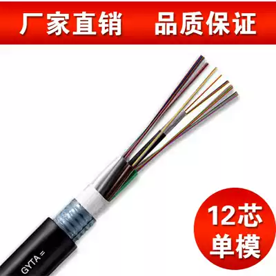 GYTA S layer stranded armored single-mode outdoor 12-core optical cable single-mode optical fiber optic cable China Mobile China Telecom