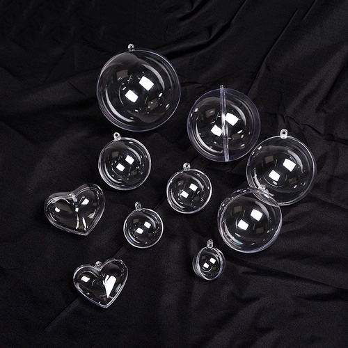 DIY бессмертный цветочный шар автомобильный подвесной брелок акриловый прозрачный пластиковый шар ручной работы полый полый шар