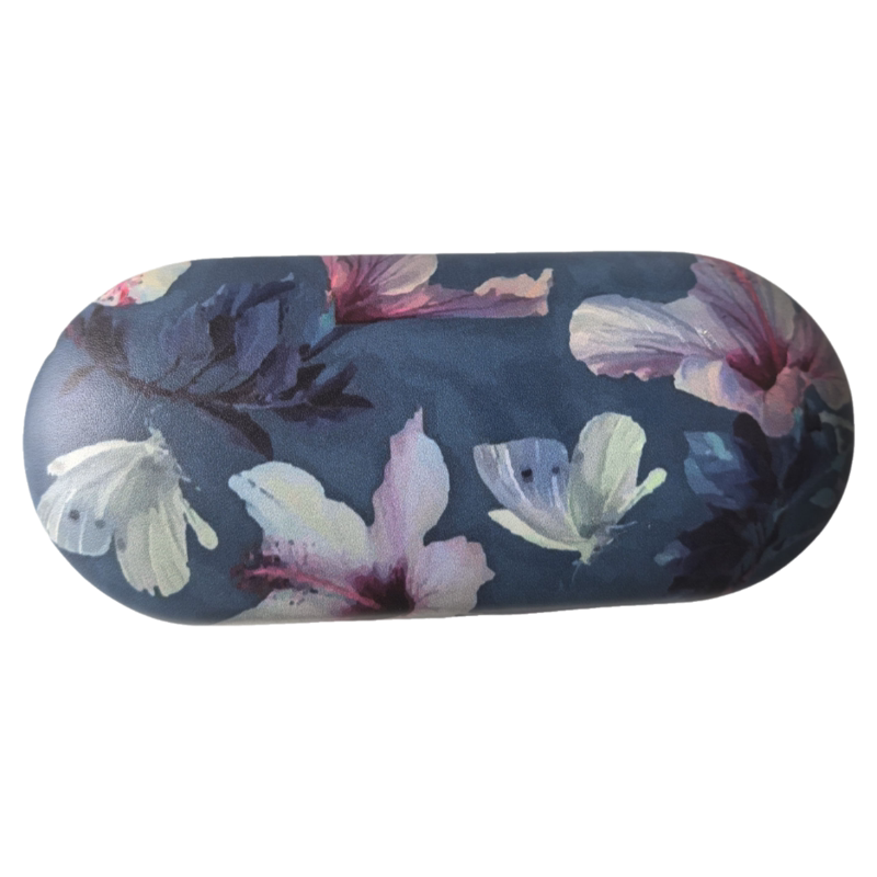 Flower and Butterfly Contact Lens Case, Double-Layer Dual-Use, High-Value Two-In-One Women's 2025 Sunglasses Case, Portable