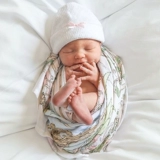 Французское пеленальное одеяло для новорожденных AC, хлопковая пряжа 100x100 см, бренд Ruimajia Atelier Choux