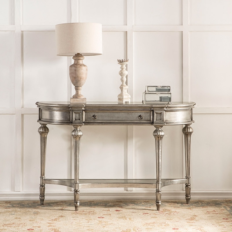 American-style porch table neo-classical partition cabinet retro foyer porch table rack light luxury sofa back several end view platform