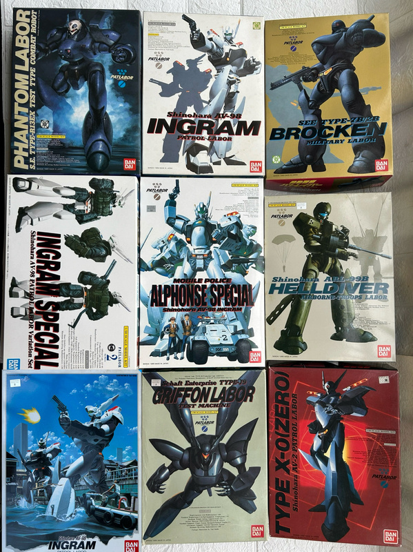 Bandai England Ram Special Vehicle Unit 2 Mobile Police Ingeron Model Brand New in Stock