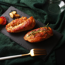 Mino American Kitchen Black Shale Slate Western Dining Tray Sushi Pizza Pan Natural Rock Bread Snack Dish