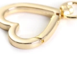 Высококлассный ткань для полировки, металлический брелок в виде сердечка, аксессуары, сумка