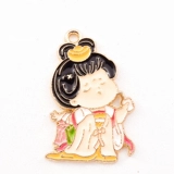 Милые комиксы, подвеска, металлическая ручка с аксессуарами, «сделай сам», китайский стиль