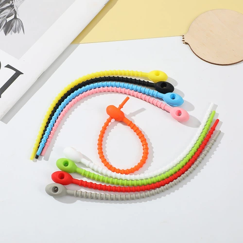 DIY Кукла, брелок, силиконовые универсальные кабельные стяжки, большая система хранения