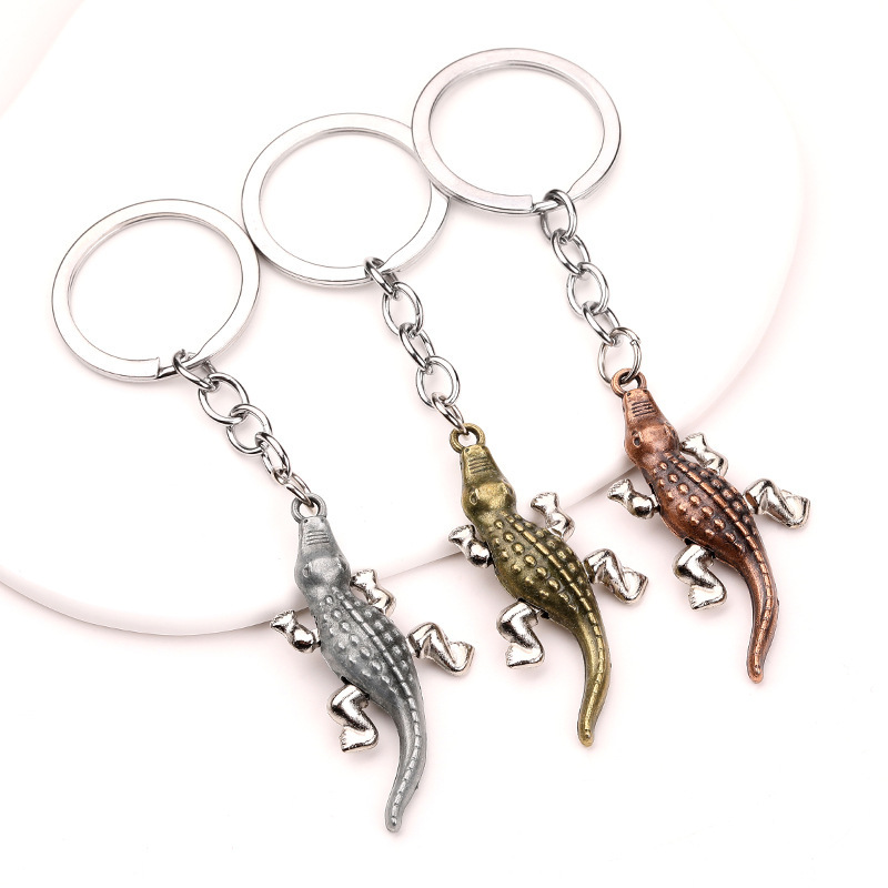 Creative and Personalized Crocodile Car Keychain, Small Crocodile Key Ring, Couple Cartoon Backpack Pendant, Small Gift for Events