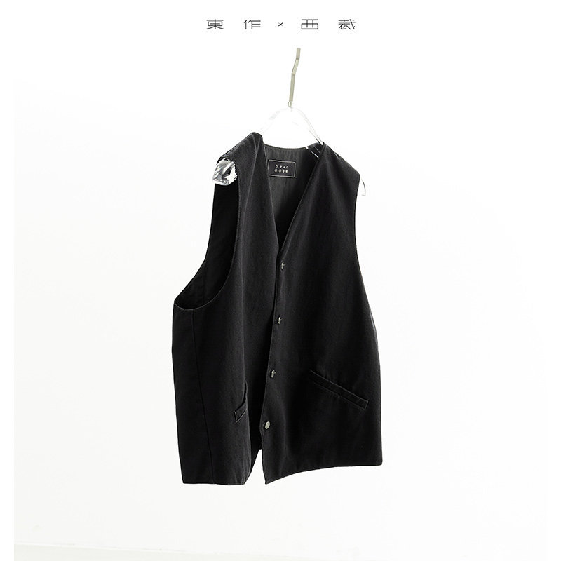 New Product Discount 30~ Versatile Casual Black Vest for Women, Sleeveless Top, 2026 Autumn Slimming Waistcoat, Small Vest New Product Discount 30~ Versatile Casual Black Vest for Women, Sleeveless Top, 2026 Autumn Slimming Waistcoat, Small Vest