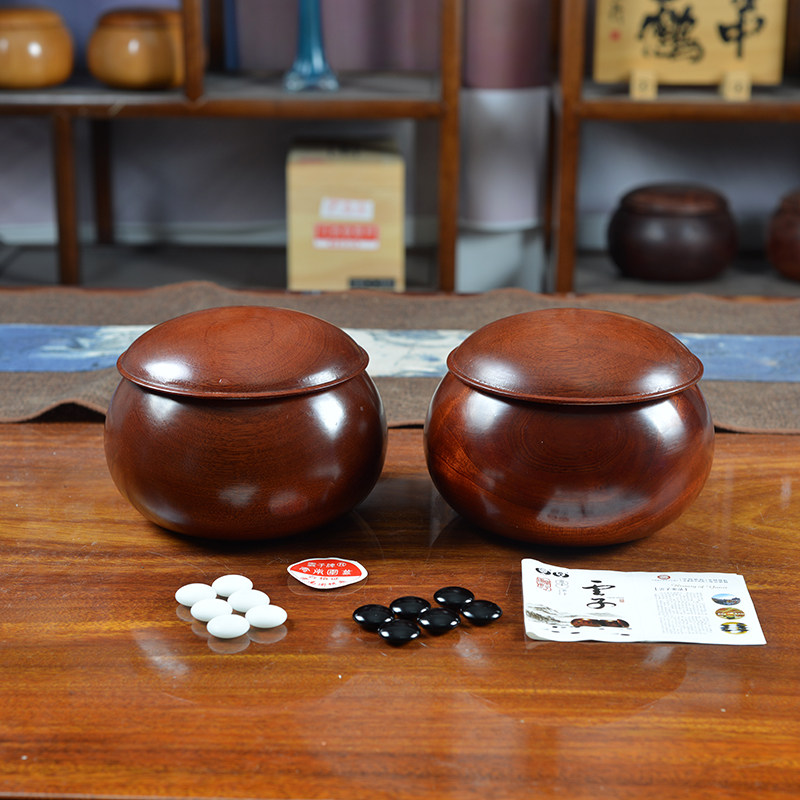 Real pat on the big number Burmese chess jar Yunnan Go factory Double face New Yunzi Go suit for game self supplies