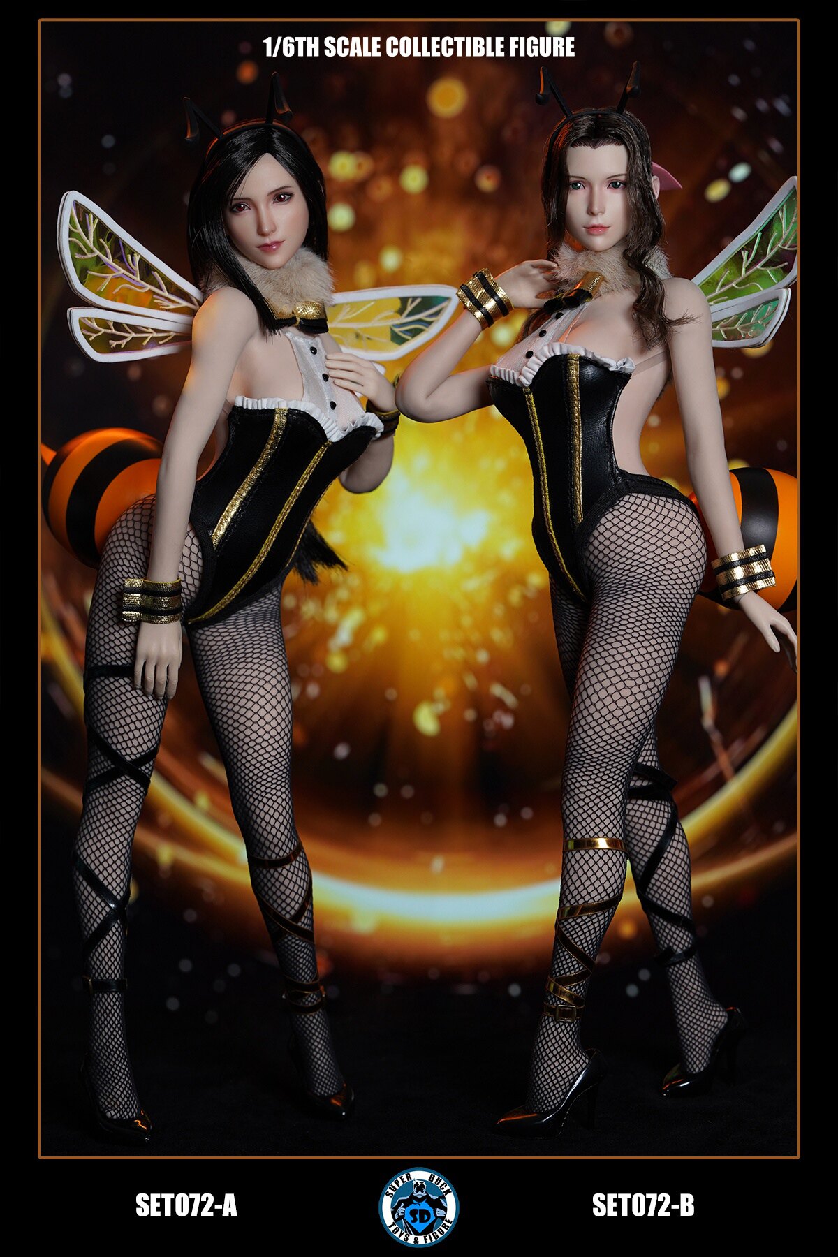 SUPER DUCK 1 6 fantasy fighting goddess sexy bee outfit without body SET072 spot
