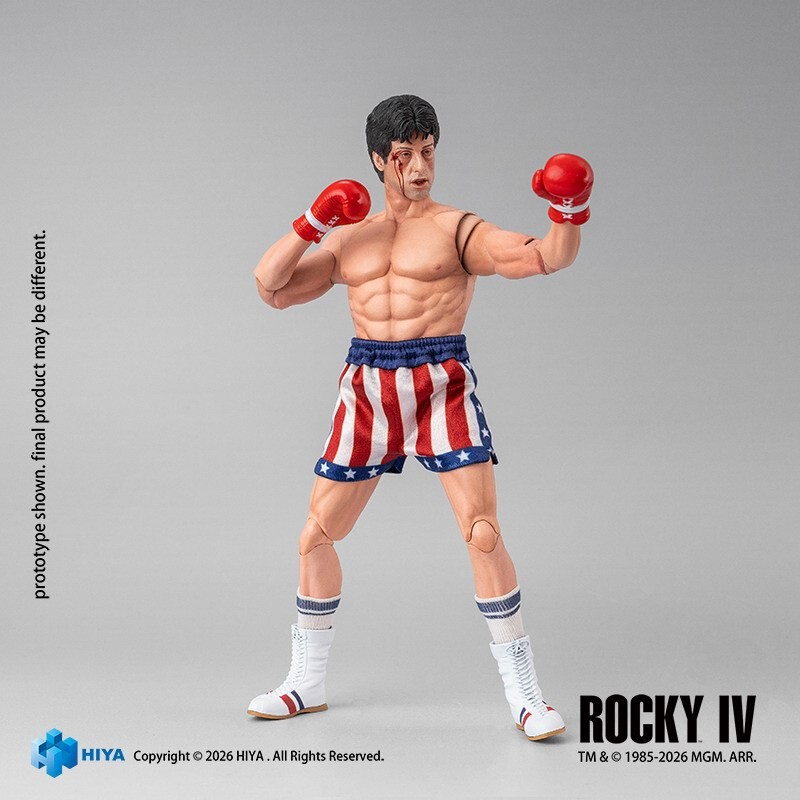 Hiya Esr0222 1/12 Rocky 4 Rocky Boxer Version Movable Figure Deposit