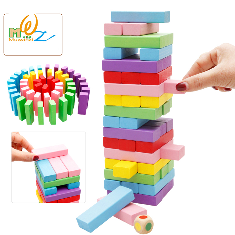 Large number of rainbow stacks Leasing laminated upper laminated drawing building blocks Puzzle Toys Adult Children Table Tours