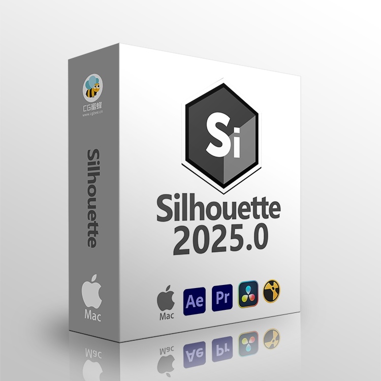 Mac Apple Silhouette 2025.0 Tracking and Keying Effects Synthesis Ae Pr Davinci Plugin