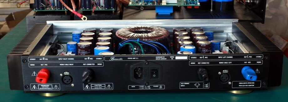 Burmester 933 MK2 power amplifier engraved version of the whole machine ...