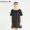 Broadcast My Story Counter Sản phẩm mới Word Puff Sleeve Midi dài Dress