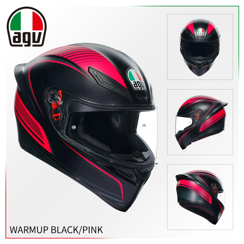 AGV Полушлем, гоночный шлем для мужчин и женщин противотуманной