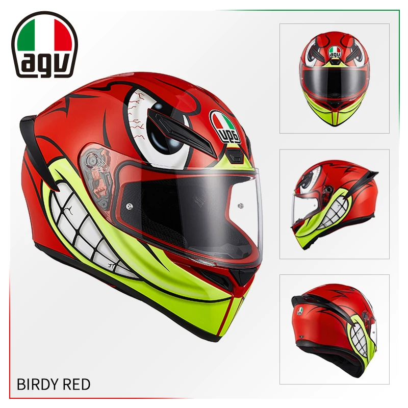 AGV Полушлем, гоночный шлем для мужчин и женщин противотуманной