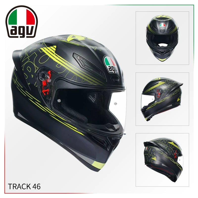 AGV Полушлем, гоночный шлем для мужчин и женщин противотуманной