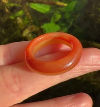 Yang Yujia Yunnan Natural Huanglong jade Old stock Red Huang 16 Men and women Ring Pendant Certificate New